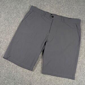 Greyson Montauk Golf Shorts Mens 40 Dark Gray Performance Stretch Chino
